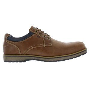 Izod Size 10.5 Brown Casual Lace Up Mens Oxfords